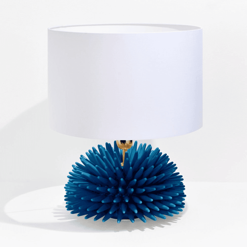 HEDGEHOG LAMP BLUCAPRI 18 CM