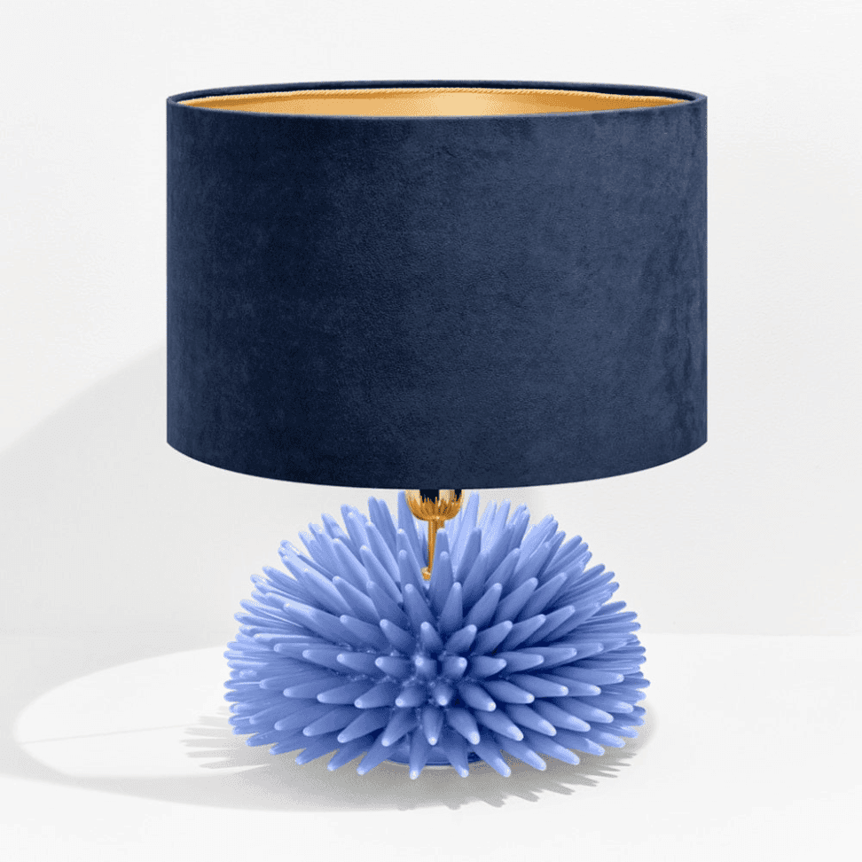 HEDGEHOG LAMP LILA 18 CM