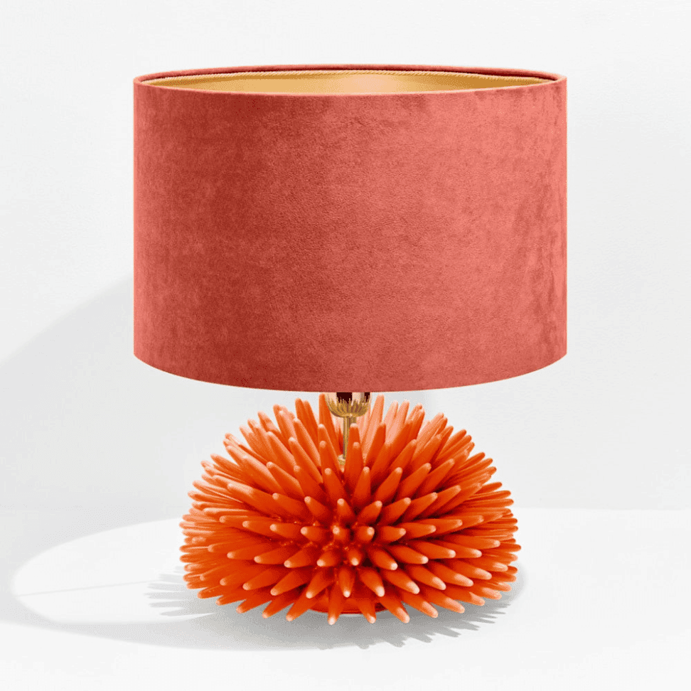 HEDGEHOG LAMP NARANČASTA 18 CM