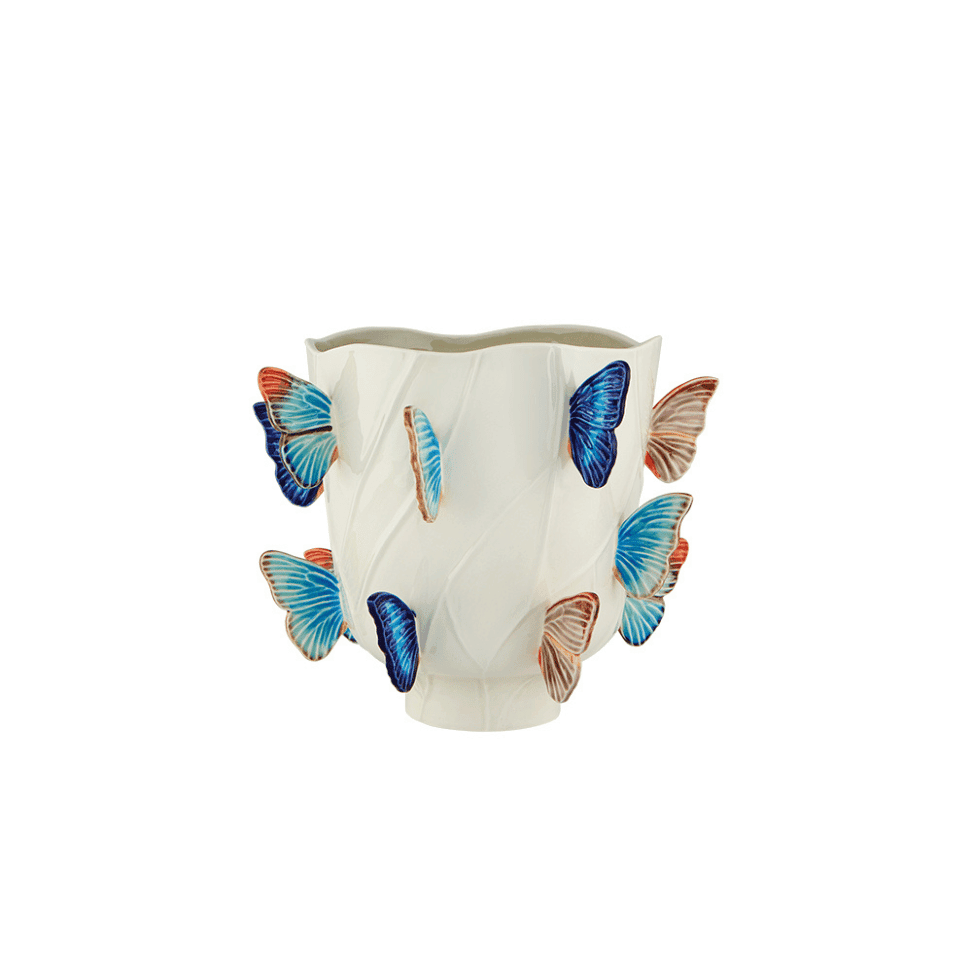 CLOUDY BUTTERFLIES LARGE VASE