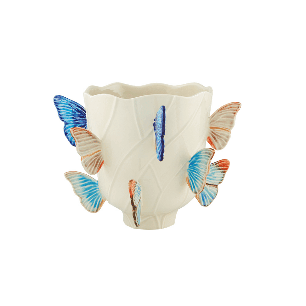 CLOUDY BUTTERFLIES SMALL VASE
