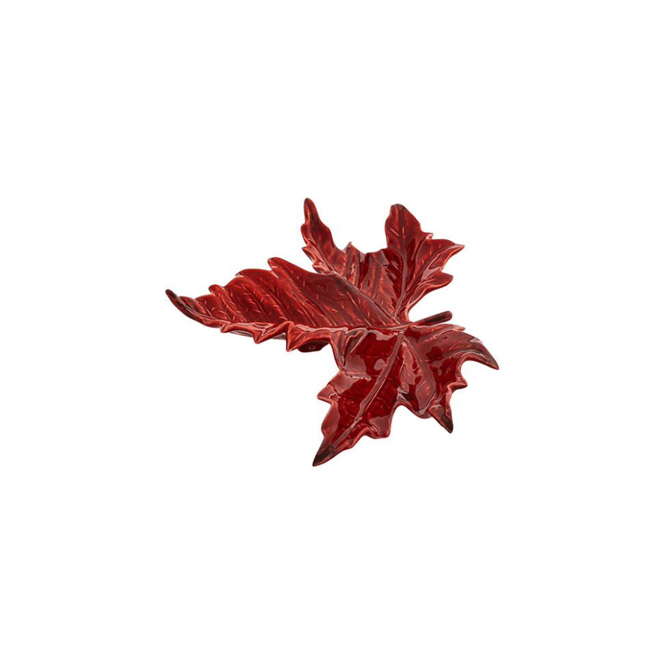 GUDRUN SMALL SYCAMORE LEAF RED