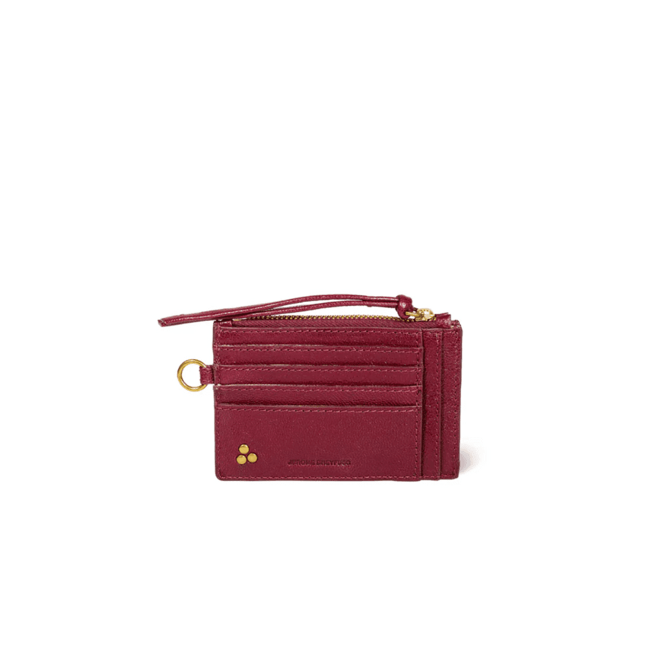 LUCKY PORTE CARDHOLDER BORDEAUX