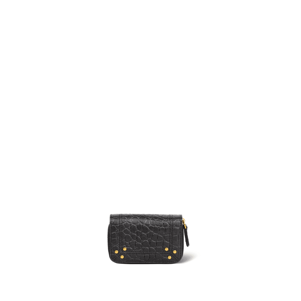 HENRI WALLET NOIR LAMBSKIN