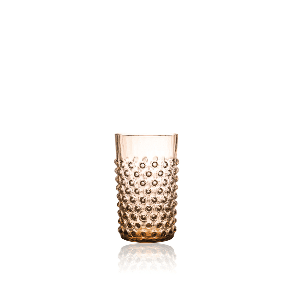BRONZE HOBNAIL TUMBLERS SET 6
