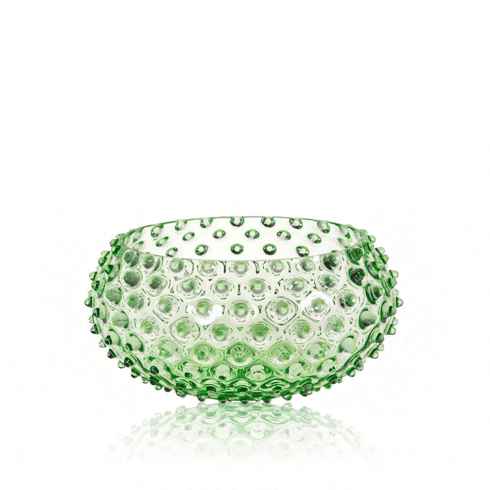 LIGHT GREEN HOBNAIL BOWL