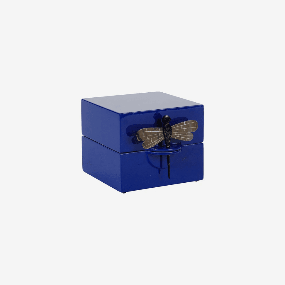 LACQUER BOX S BLUE INK