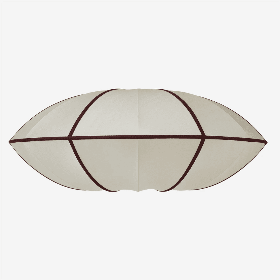 LAMP SHADE INDOCHINA OFFWHITE/BORDEAUX UFO