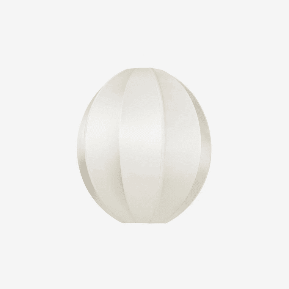 LAMP SHADE INDOCHINA OFFWHITE OVAL S