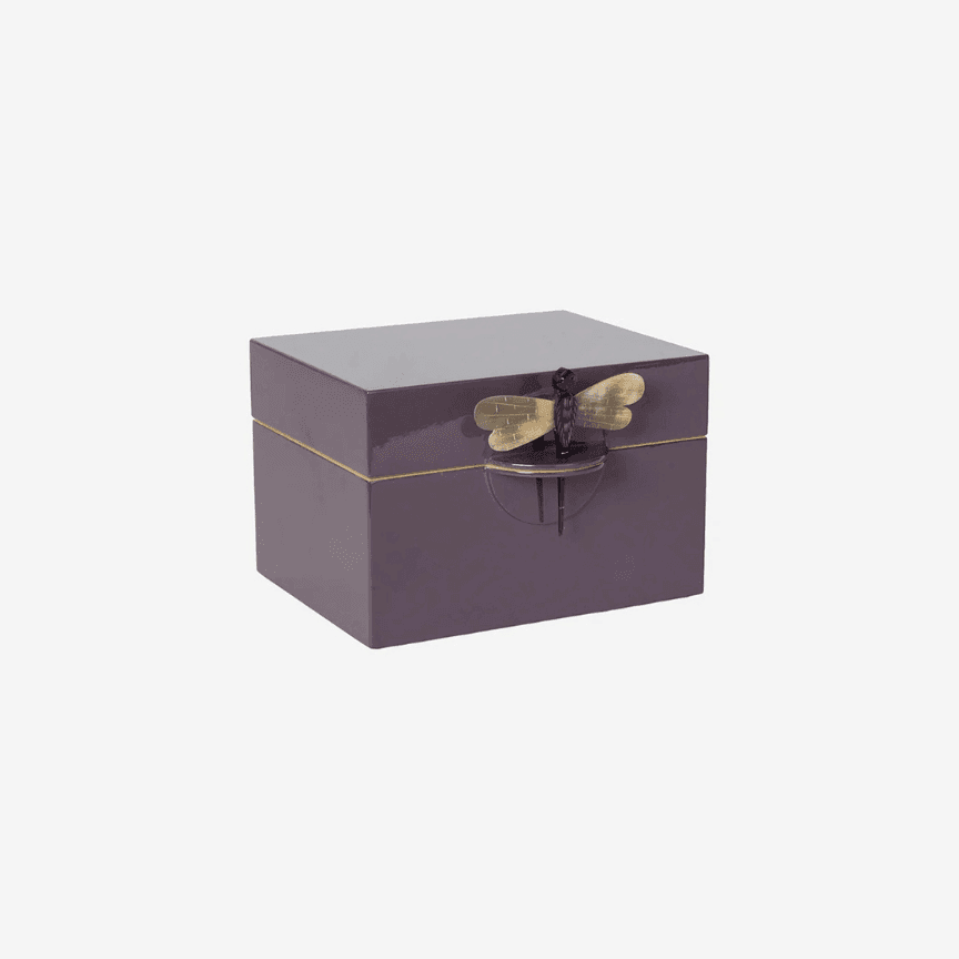 LACQUER BOX B LAVENDER