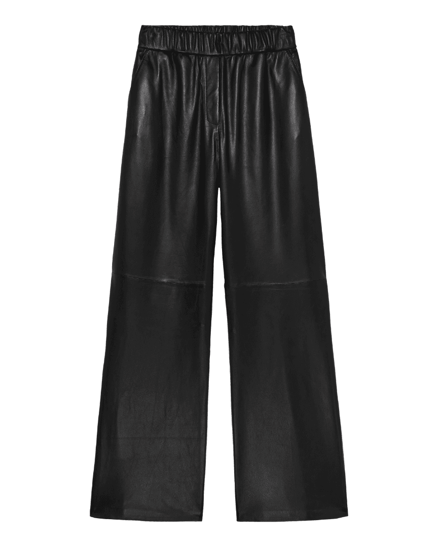 The SOLIA | Leather Trousers - slika 1