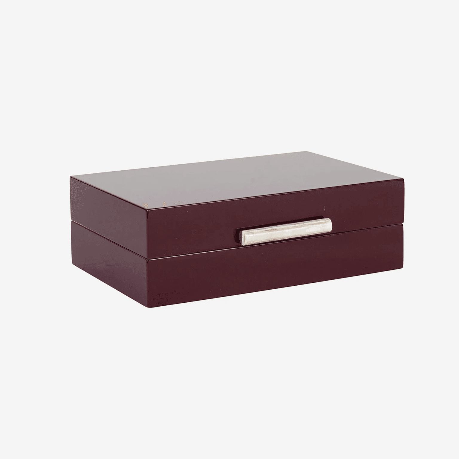 LACQUER BOX W ROOMS & STICK S BORDEAUX